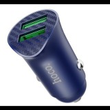 HOCO Z39 autós töltő 2 USB aljzat (18W, QC3.0, gyorstöltés támogatás) KÉK (Z39_B) (Z39_B) - Autós Töltők