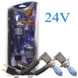 HOD Halogén izzó H4 foglalattal emelt fényerővel-kék 24V