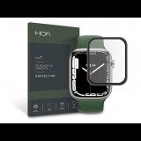 HOFI Hybrid Glass Apple Watch Series 7 (41mm) üveg képernyővédő fólia fekete kerettel (FN0270) (FN0270)