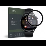 HOFI Hybrid Glass Huawei Watch 3 (46mm) üveg képernyővédő fólia fekete kerettel (FN0224) (FN0224) - Kijelzővédő fólia