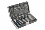 HÖGERT HT1R466 37-darabos csavarhúzó bitkészlet racsnis fogantyúval