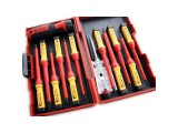 HÖGERT HT1S997 Csavarhúzó készlet, szigetelt, 1000 V, S2 acél, 13 db-os készlet