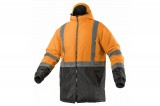 HÖGERT HT5K346-3XL LEDA Hi-Vis narancssárga figyelmeztető kabát parka szigetelt 3XL (58)