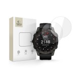 Hőkezelt kijelzővédő üveg TECH-PROTECT FIT+ 2-PACK Garmin Fenix 7 / 7 Pro készülékhez átlátszó