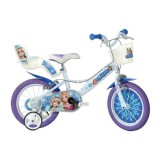 Hókirálynő mintás 12-es méretű bicikli - Dino Bikes kerékpár