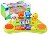 Hola Interaktív Állatos Zongora-Hang és Fényeffektusokkal-3 játékmóddal