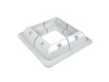 Holder for photovoltaic panel corner - package 4pcs, white