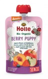 Holle Bio Berry Puppy - Tasak alma, őszibarack erdei gyümölcsökkel 100 g