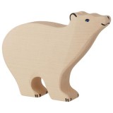 HOLZTIGER Fa játék állatok - jegesmedve