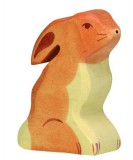 HOLZTIGER Fa játék állatok - nyúl, ülő