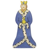 HOLZTIGER Fa játék figurák - király
