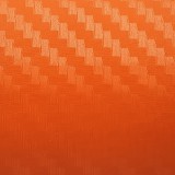 HOM 3D karbon dekor fólia - narancs - 50x152cm