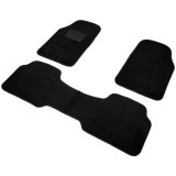 HOM Autószőnyeg textil 3 részes szett, taposóbetéttel, 70x45, 43x132