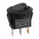 HOM Billenő kapcsoló - piros - 16A 12V