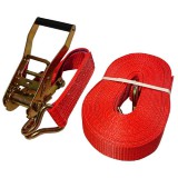 HOM Csomagleszorító heveder - minősített, racsnis, kampós, 12m, 2,5T