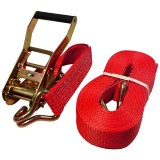 HOM Csomagleszorító heveder - minősített, racsnis, kampós, 8m 2,5T