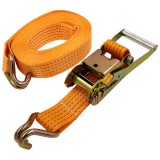 HOM Csomagleszorító heveder, racsnis, kampós, 8m