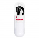 HOM Forcell USB-C - USB-C mobil kábel - fekete - 100cm