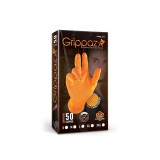 HOM Grippaz nitril kesztyű - sárga - L, 50db