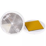 HOM Kerek öntapadós prizma - fehér - 74mm