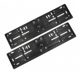 HOM Rendszámtábla keret - fekete - párban