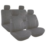 HOM Univerzális 8 részes üléshuzat szett, szivacsbetéttel - szürke színű