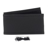 HOM Valódi bőr kormányvédő - fekete - varrható - 39-41cm