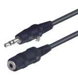 Home A 54-5 audiókábel, 3,5mm sztereó dugó, 3,5mm sztereó aljzat, 5m