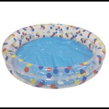 Home and Mode Felfújható 2 gyűrűs pöttyös medence 150 cm, gyerekeknek