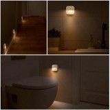 Home and Mode FXlight 2 db Elemes öntapadós, LED-es éjszakai biztonsági lámpa, mozgásérzékelős