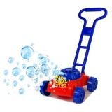 Home and Mode Játék elemes buborékfújó fűnyíró, 120 mL folyadékkal, 24 x 14 x 27 cm