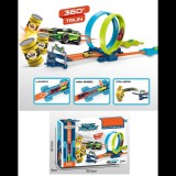 Home and Mode KidsToys 24 darabos autóverseny-pálya játékszett, 108 x 33 cm