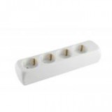 Home by Somogyi Hálózati elosztó, szerelhető, 4 aljzat NV04