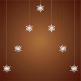 Home By Somogyi KAF7WW led fényfüggöny, akril hópehely