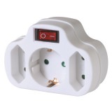 Home by Somogyi NVK 3/WH hálózati elosztó, kapcsolós