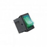 Home by Somogyi Világítós billenőkapcsoló, 12V, 1ák, zöld [min: 5db]