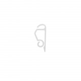 Home CLP50 műanyag rögzítő ereszre, 50db, műanyag, fehér színű