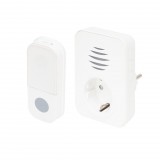 Home DBA1101AC vezeték nélküli csengő, elemes nyomógomb, max 150m hatótáv, 38 dallam, IP44 nyomógomb