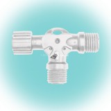 Home DLT T-elosztó fényfüzérhez, Home DLI, Home DLF termékcsaládhoz, kül- és beltéri kivitel, fehér