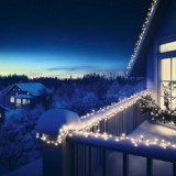 Home fényfüzér hideg fehér, 20m (KSIW200WH)
