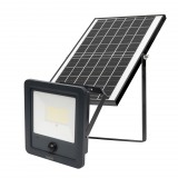 HOME FLP1800SOLAR Home FLP1800SOLAR napelemes LED reflektor, 112 db SMD LED, 1800lm, mozgásérzékelő, IP65 védettség, szolárpanel, távirányítható