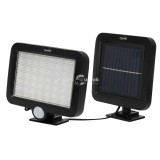 Home FLP250SOLAR napelemes LED reflektor, 250 lm, PIR mozgásérzékelő, 120° 5m, 56 db hidegfehér SMD LED, energiatakarékos, műany