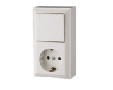 Home Földelt aljzat és váltókapcsoló, Business Line IP20 (0314H)