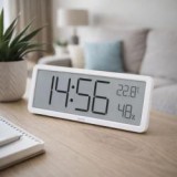 Home HC18 páratartalom és hőmérséklet mérő ébresztőóra, nagy
