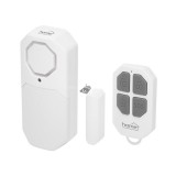 Home HS12 ajtó és ablakriasztó, távirányítható, 4 in 1 multifunkciós védelem, belépésjelző, nyitvahagyott ajtó figyelmeztetés, s