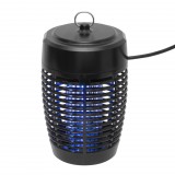 HOME IKK30L elektromos rovarcsapda, 30 m2-es hatókörzet, IPX4, 1x4W LED, rovargyűjtő tálca, kül- és beltéren is használható, hálózati tápellátás