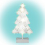 Home KAD 19 PINE karácsonyfa asztaldísz, 20 db LED, ABS műanyag, 21 x 39 cm