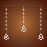 Home karácsonyi figurás fényfüggöny 2,7m (KAF110WW)