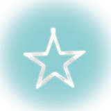 HOME KID 411 LED-es ablakdísz, csillag, melegfehér fényű