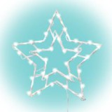 Home (KID503WW) csillag ablakdísz, melegfehér